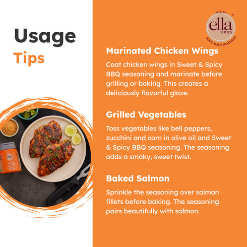 Ella Foods Sweet and Spicy BBQ Seasoning